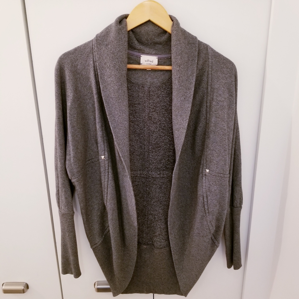 Wilfred Aritzia Diderot Sweater | Heather Grey Small